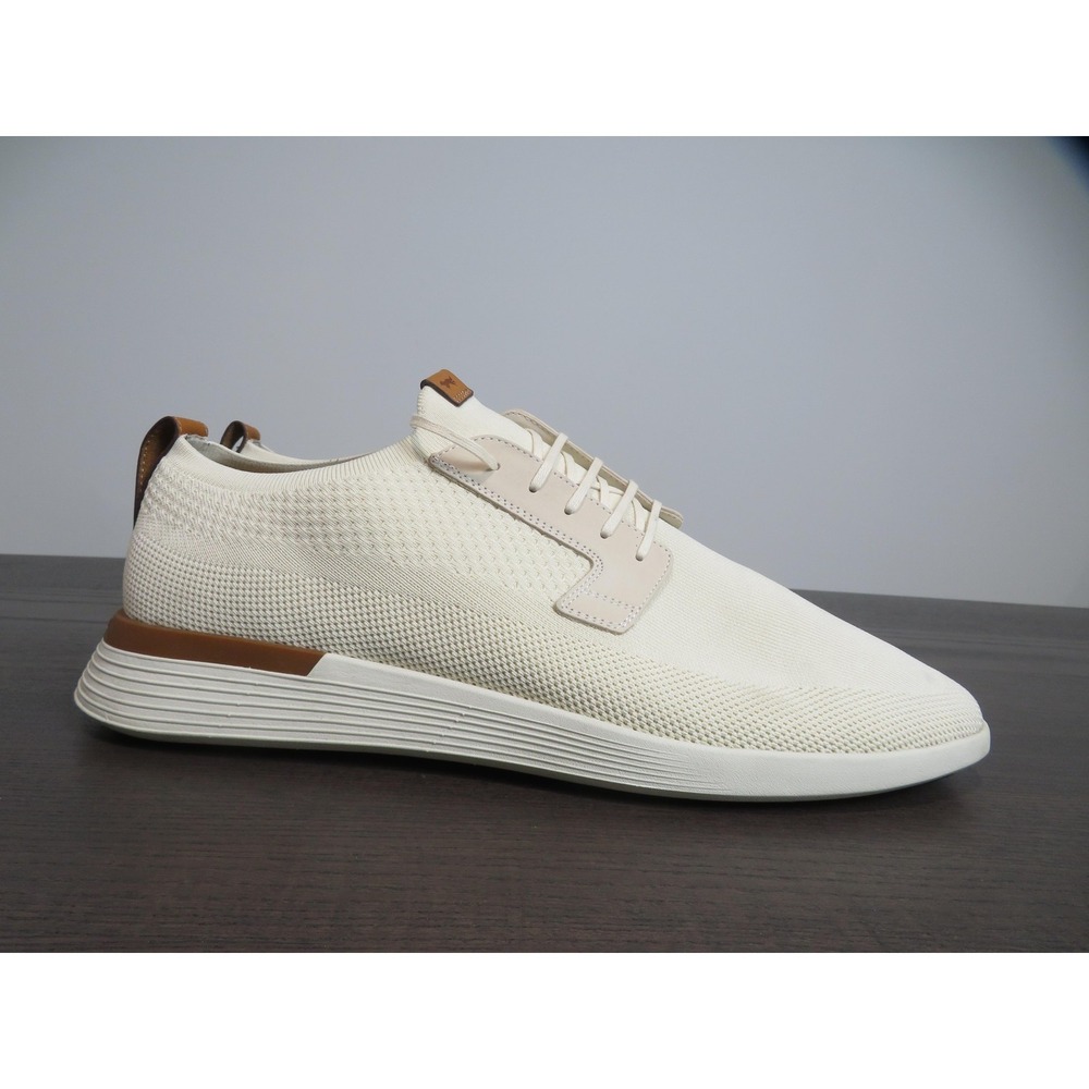 Wolf & Shepherd SwiftKnit Shoes Mens Size 15 White Knit Derby Sneakers Comfort